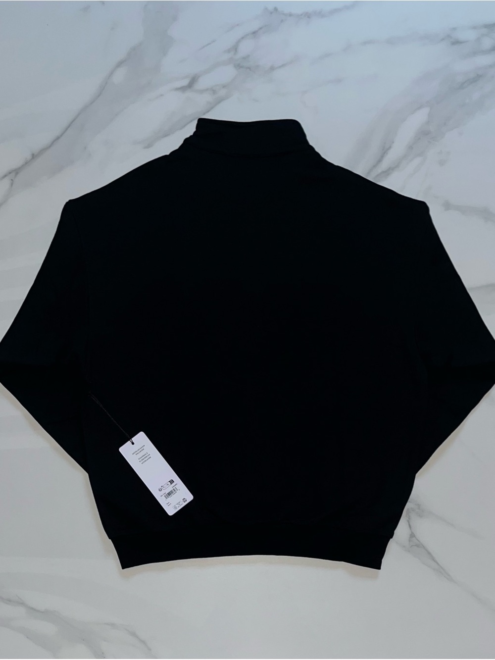 Alo Yoga Accolade 1/4 Zip Pullover Sweatshirt Black Size Small - Picture 2 of 11